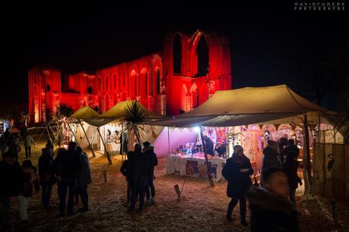 Iconographie - Noël à l'abbaye - Le marché