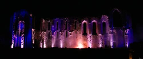 Iconographie - Noël à l'abbaye - Feux et lumières