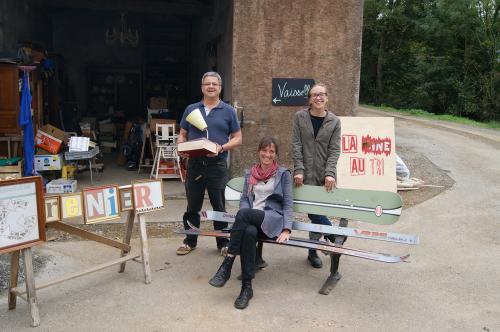 Iconographie - La Mine au tri, recyclerie au moulin Charron