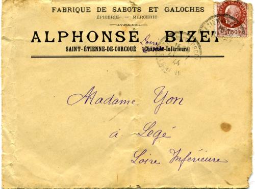 Iconographie - Fabrique de sabots et galoches
Epicerie - Mercerie
Alphonse Bizet