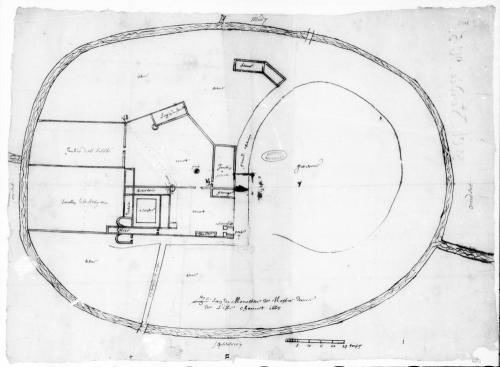 Iconographie - Plan du monastère de l'Île Chauvet