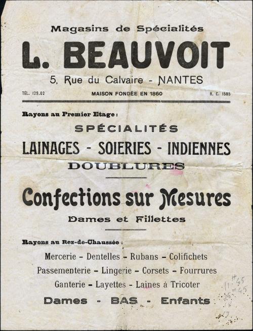 Iconographie - Magasin de spécialité L. Beauvoit
