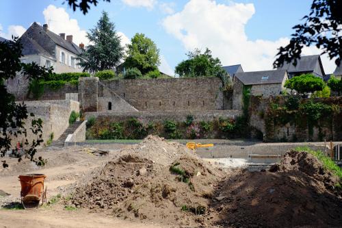 Iconographie - Travaux sur les anciens remparts