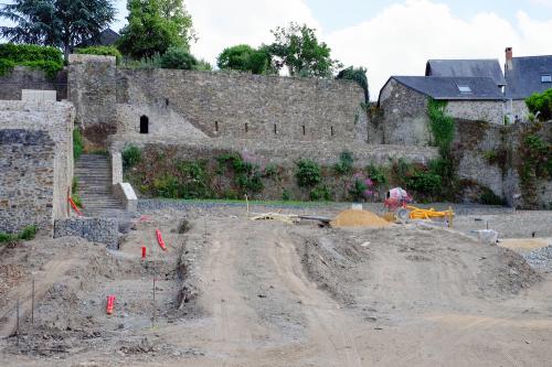 Iconographie - Travaux sur les anciens remparts