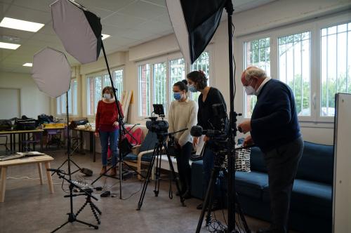 Iconographie - Préparation du reportage pour le Carnaval de Nantes