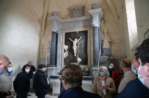 Iconographie - Autel de la chapelle Saint-Sauveur