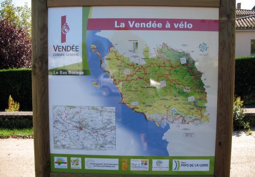 iconographie - Panneau La Vendée à vélo