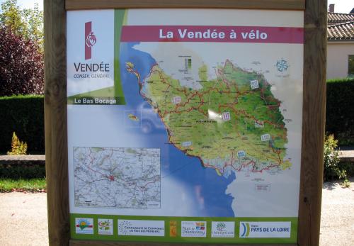 Iconographie - Panneau La Vendée à vélo