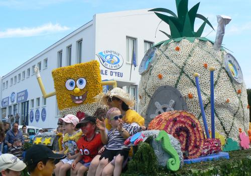 Iconographie - Fête des fleurs - Le carnaval de Bob L'Eponge