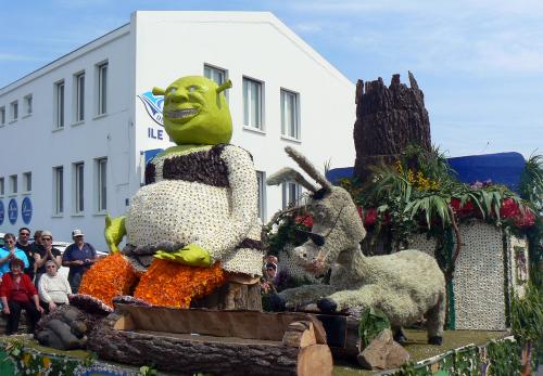 Iconographie - Fête des fleurs - Shrek au marais mottou