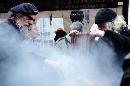 Iconographie - Fête du Hareng - Le fumeur de hareng