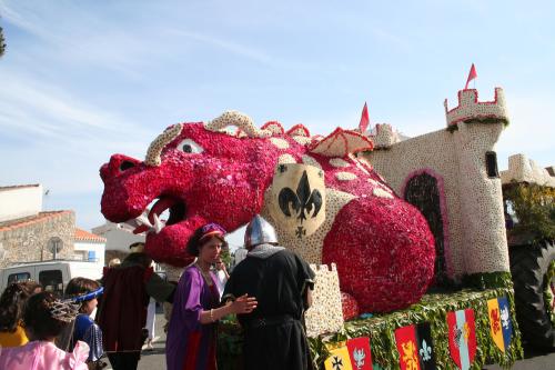 Iconographie - Fête des fleurs - Frénégonde se dévergonde