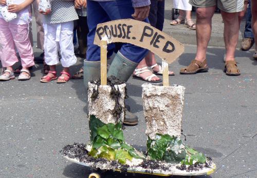 Iconographie - Fête des fleurs - Pousse-pied