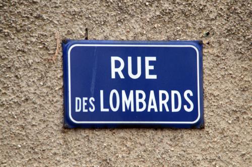 Iconographie - Plaque de rue des Lombards