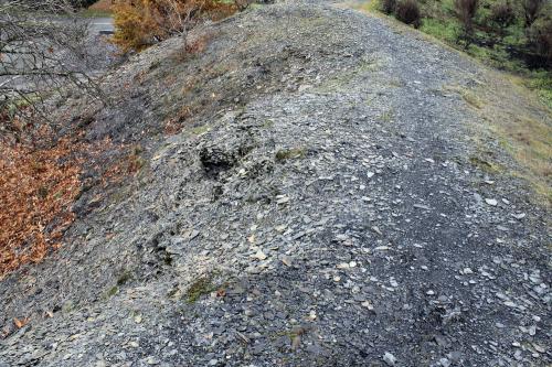 Iconographie - Anciennes ardoisière - Tas de déchets