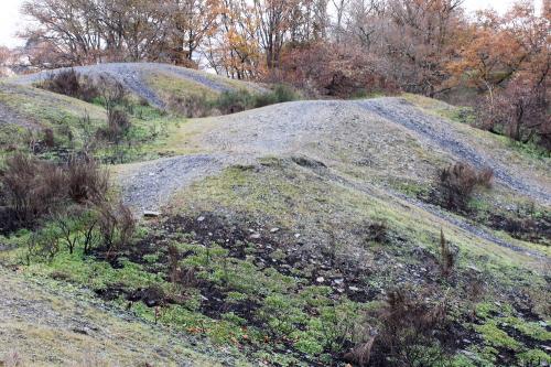 Iconographie - Anciennes ardoisière - Tas de déchets