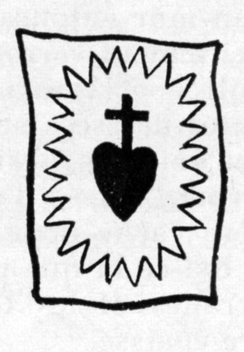 Iconographie - Scapulaire du Sacré Coeur