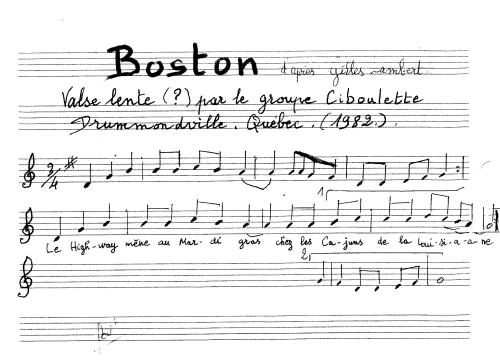 Partition - Boston, d'après Gilles Lambert