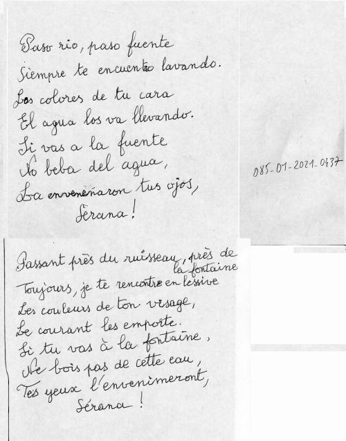 Manuscrit - Paso rio paso fuente