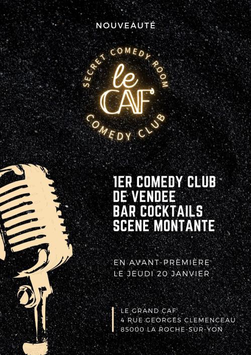 Iconographie - Affiche 1er Comedy club de Vendée