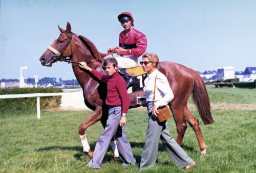 Iconographie - Colette Le Bret et son cheval