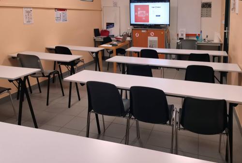 Iconographie - Salle de cours de l'auto-école Alain Flant