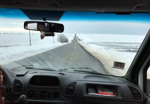 Iconographie - Ukraine - Paysage hivernal