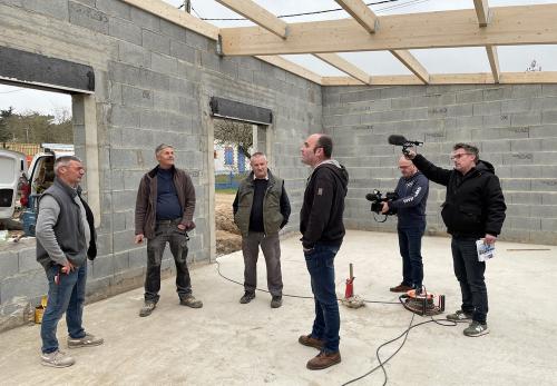 Iconographie - FR 3 pour un reportage sur la langue maraîchine