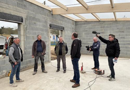 Iconographie - FR 3 pour un reportage sur la langue maraîchine