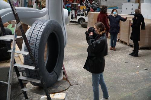 Iconographie - Reportage photo dans l'atelier du carnaval de Nantes