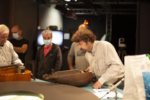 Iconographie - Sylvain Legay sur le plateau de TV Vendée