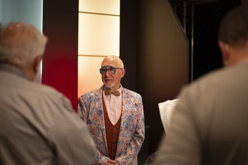 Iconographie - Jean-Pierre Pouvreau sur le plateau de TV Vendée 