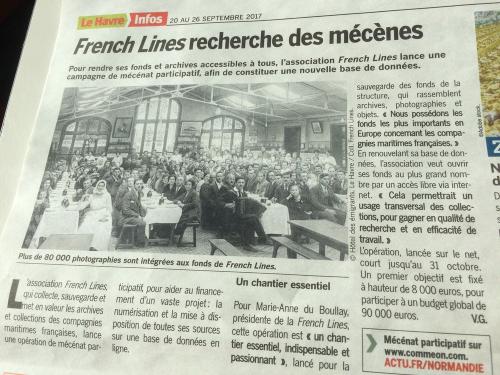 Iconographie - French Lines recherche des mécènes