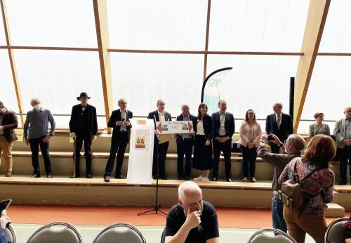 Iconographie - Remise du prix Claude Mercier au salon du livre