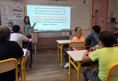 Iconographie - Anne-Laure Meynckens à l'école