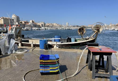 Iconographie - Marchands de poissons au Vieux Ports