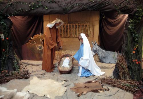 Iconographie - Les acteurs de la Crèche grandeur nature en ville