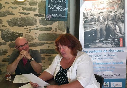 Iconographie - Enregistrement pour le recueil Douarnenez en chansons