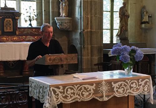 Iconographie - Jean Le Bihan à la chapelle Notre-Dame de Kérinec