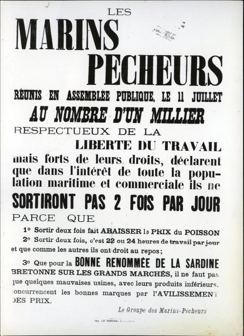 Iconographie - Affiche Marins pêcheurs