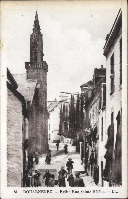 Iconographie - Douarnenez - Eglise rue Sainte Hélène