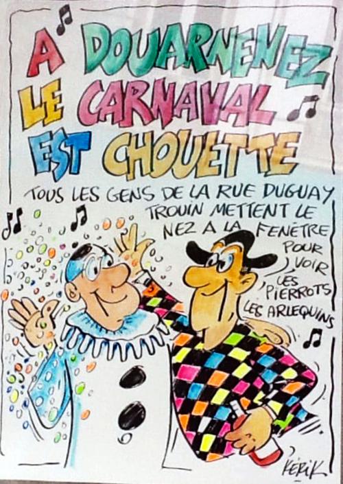 Iconographie - A Douarnenez le carnaval est chouette