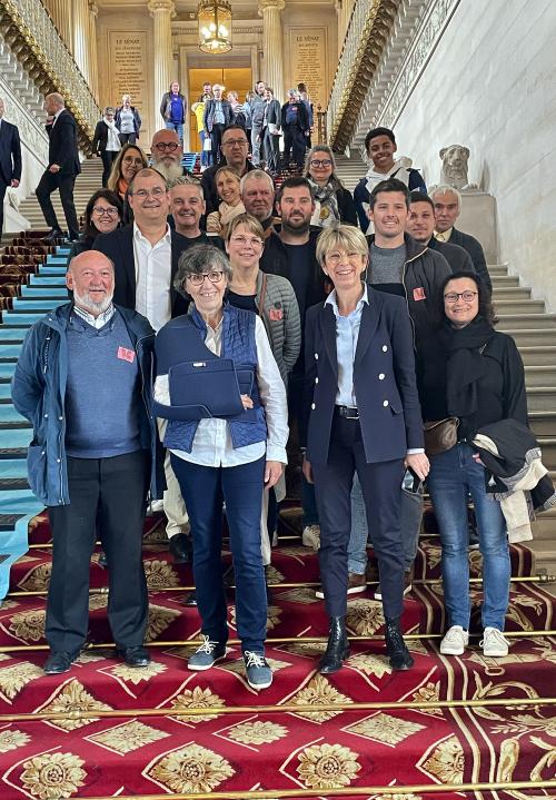 Iconographie - Réception au Sénat par la sénatrice Annick Billon 