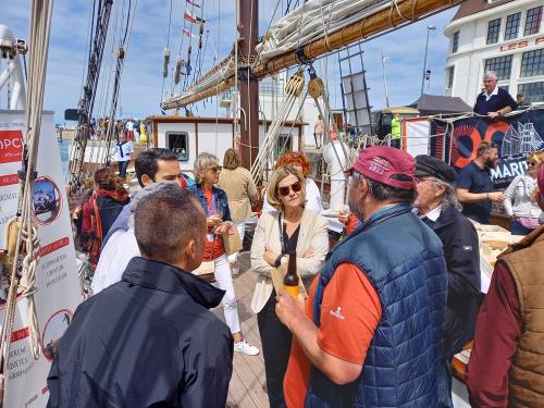 Iconographie - Réception à bord du Marité organisée par l’OPCI