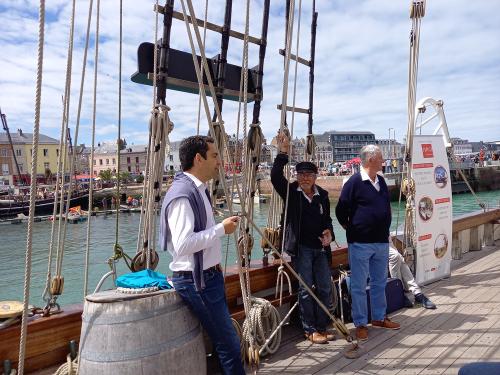 Iconographie - Réception à bord du Marité organisée par l’OPCI