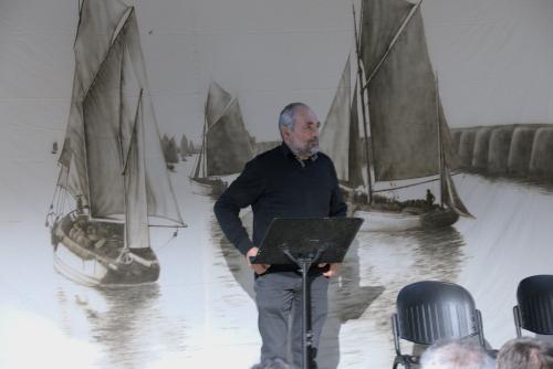 Iconographie - Maurice Artus à la soirée de lancement du recueil chansons maritimes en Vendée