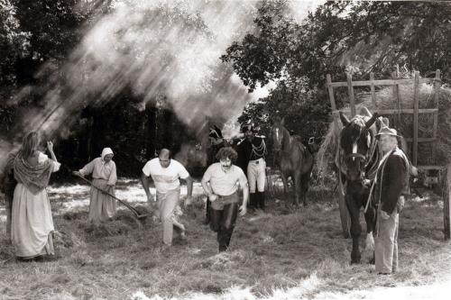 Iconographie - Tournage du film Rouget le braconnier, de Gilles Cousin