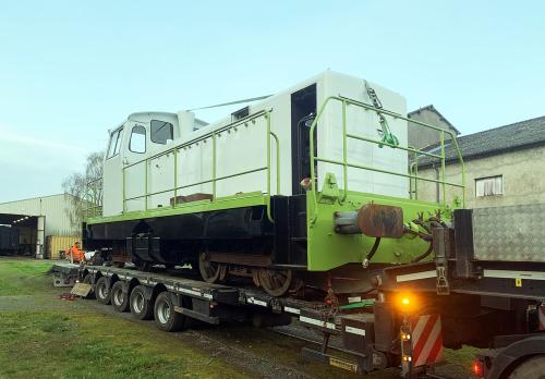 Iconographie - Arrivée de la locomotive Diesel BB 71015