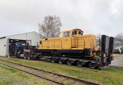 Iconographie - Arrivée de la locomotive Diesel BB 71018