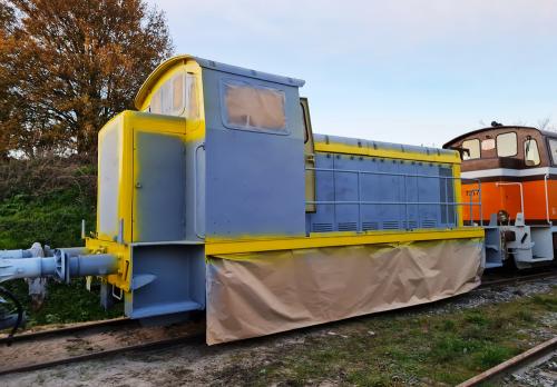 Iconographie - Peinture de la locomotive Diesel BB 71018